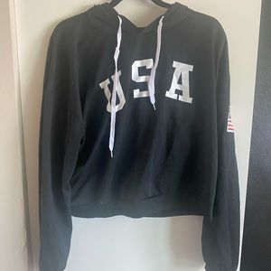 USA cropped sweatshirt